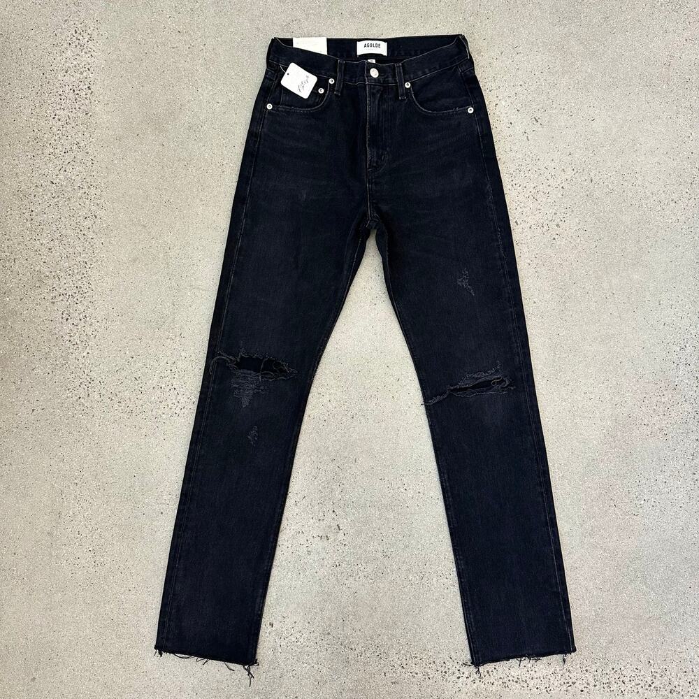 AGOLDE Cherie High Rise Straight Jeans in Distortion NWT